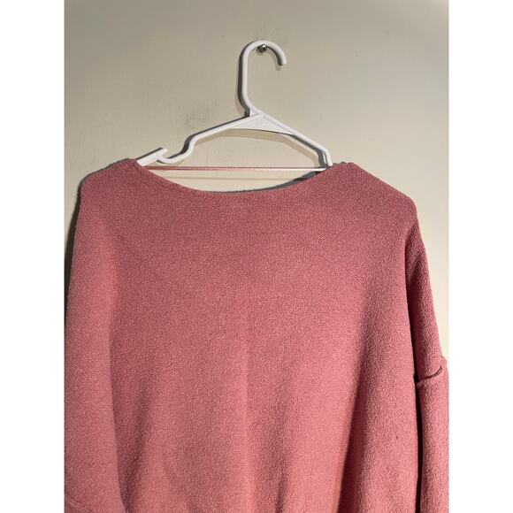 Free People Take Me Places Pink Pullover Sweater Size Medium - Picture 7 of 10